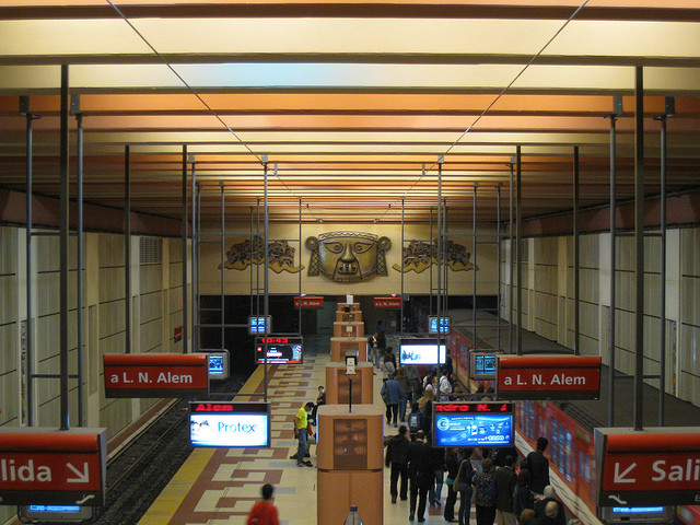 Los Incas - Parque Chas subte station (photo: Beatrice Murch)