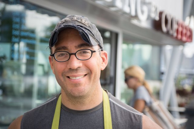 Frank, at COFFEED's LIC location. (Photo: Koray Ersin).